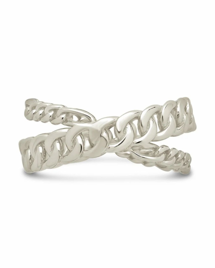 Jewelry-Accessories * | Sterling Forever Avri Chain Ring