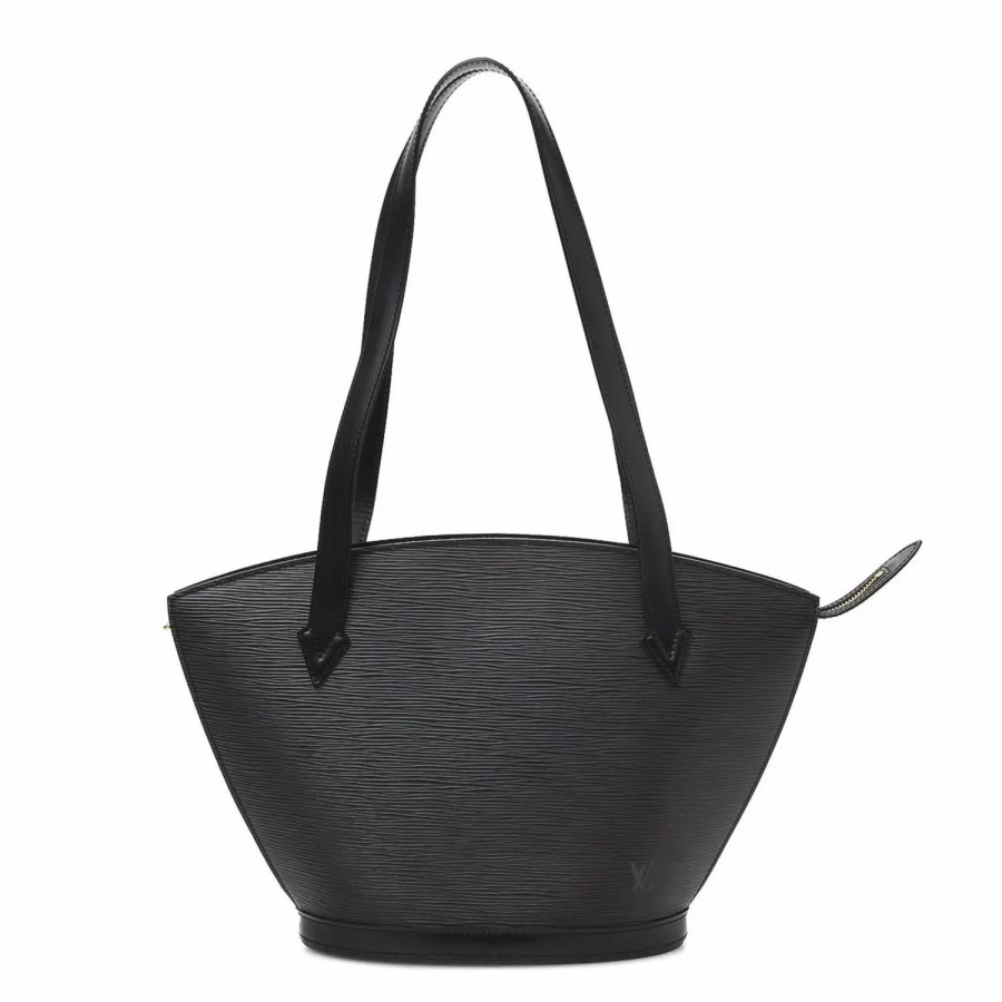 Handbags * | Louis Vuitton Saint-Jacques Long Strap Tote Bag Black