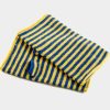 Jewelry-Accessories * | Portolano Fingerless Striped Gloves Happy Blue/Mustard