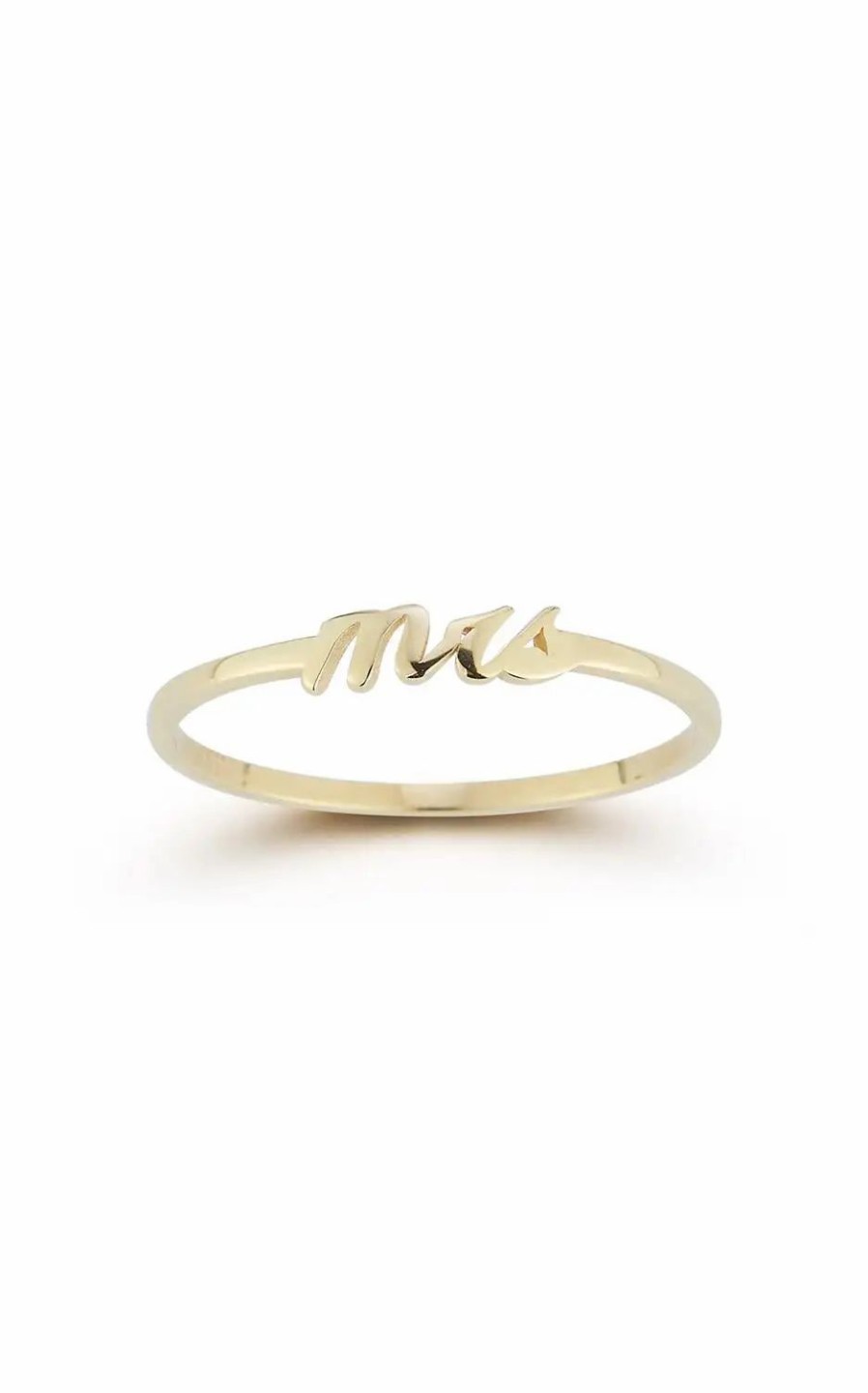 Jewelry-Accessories * | Design Lab 14K Mrs. Ring Gold