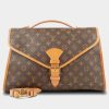 Handbags * | Louis Vuitton Monogram Gm Beverly Briefcase Brown