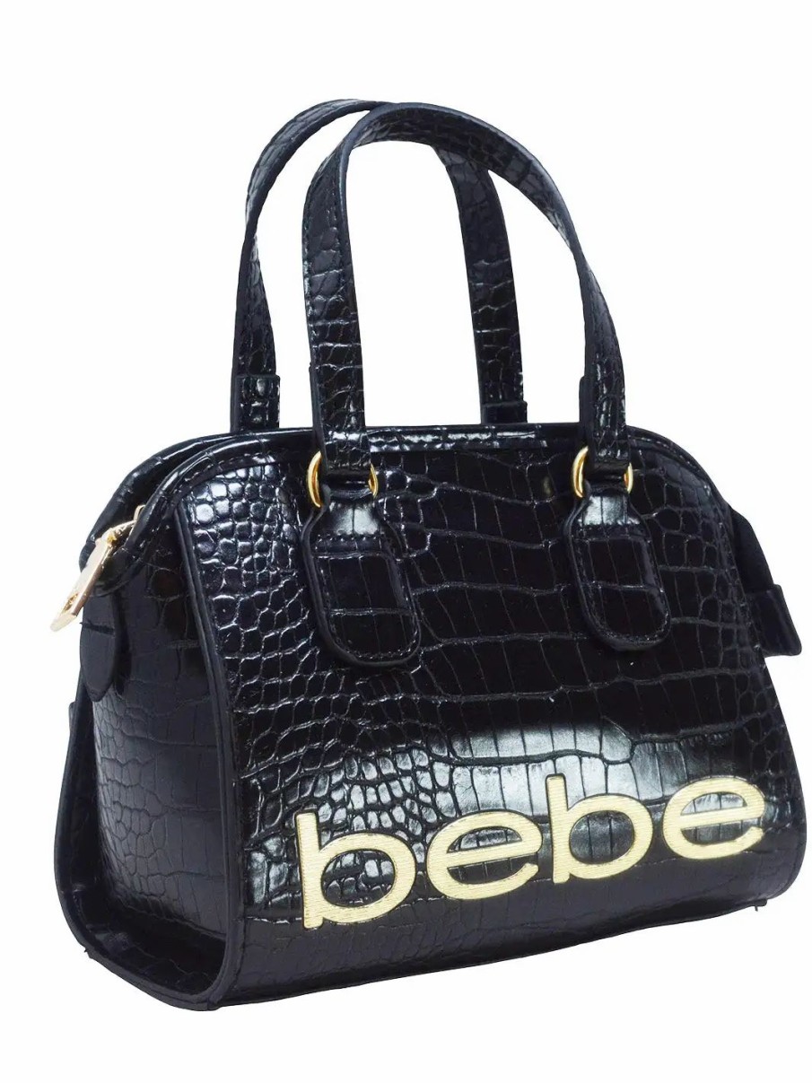 Handbags * | Bebe Fabiola Mini Croco Crossbody