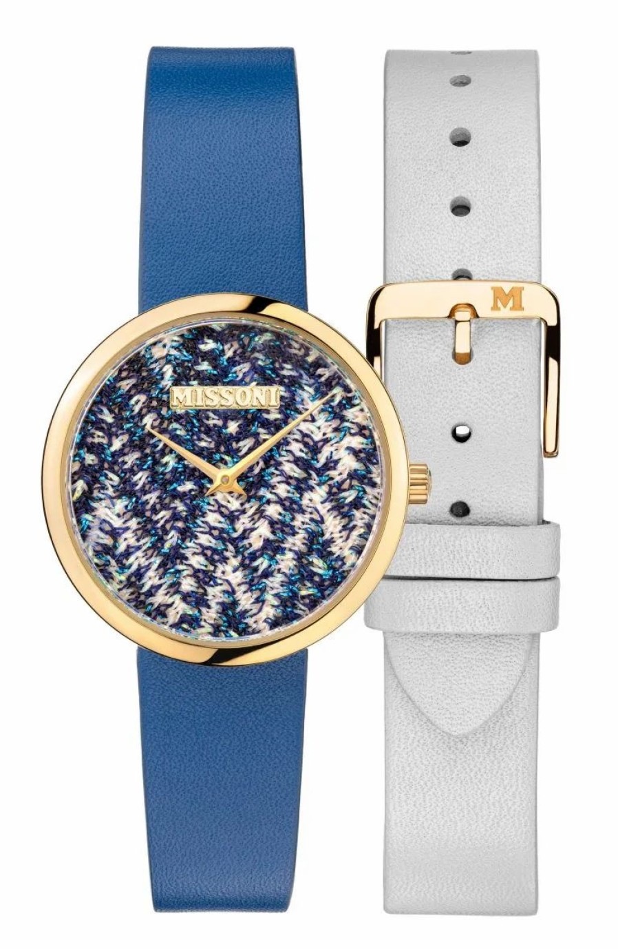 Jewelry-Accessories * | Missoni M1 Box Set Watch Ip Yellow Gold