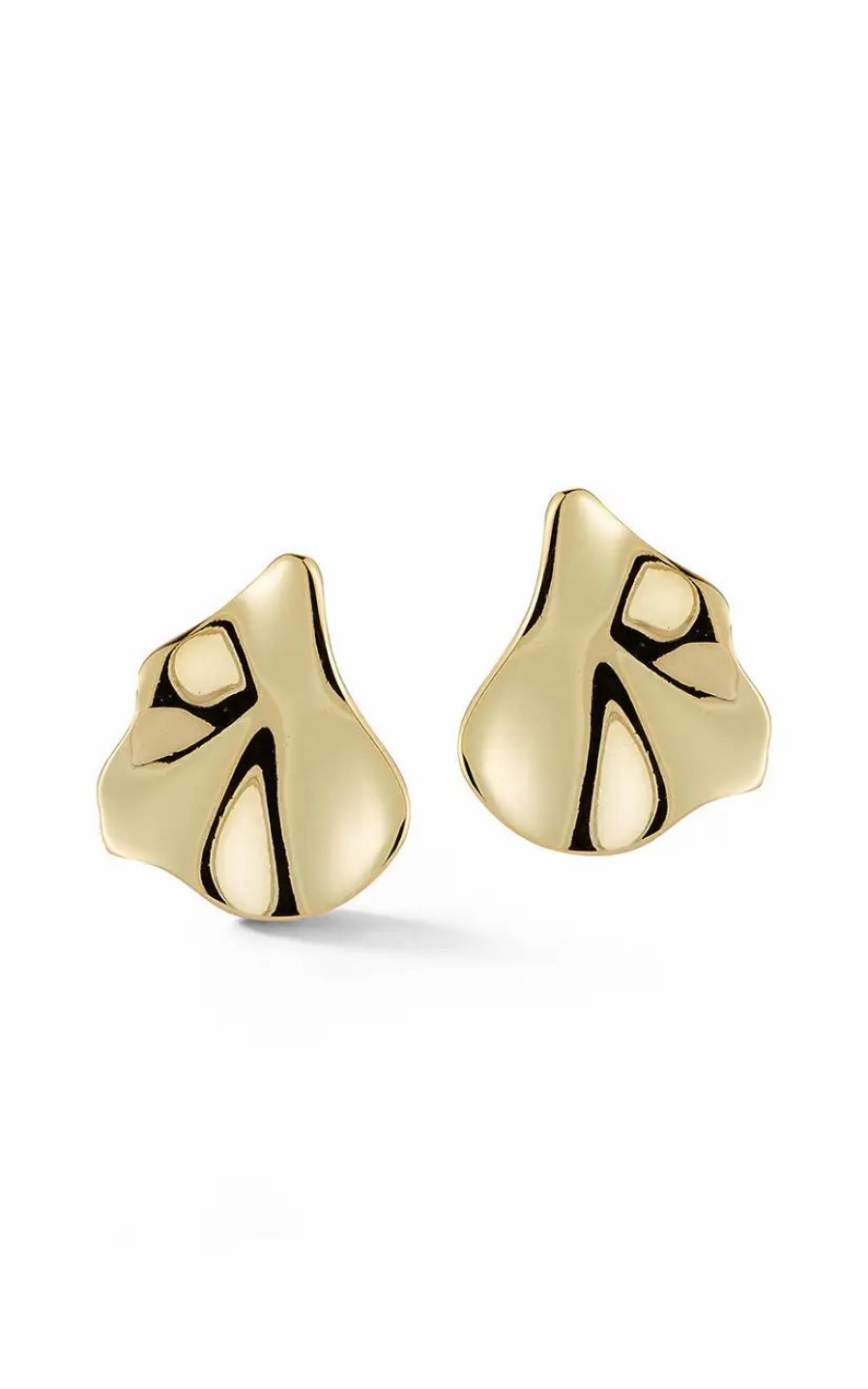 Jewelry-Accessories * | Glaze Wave Stud Earrings