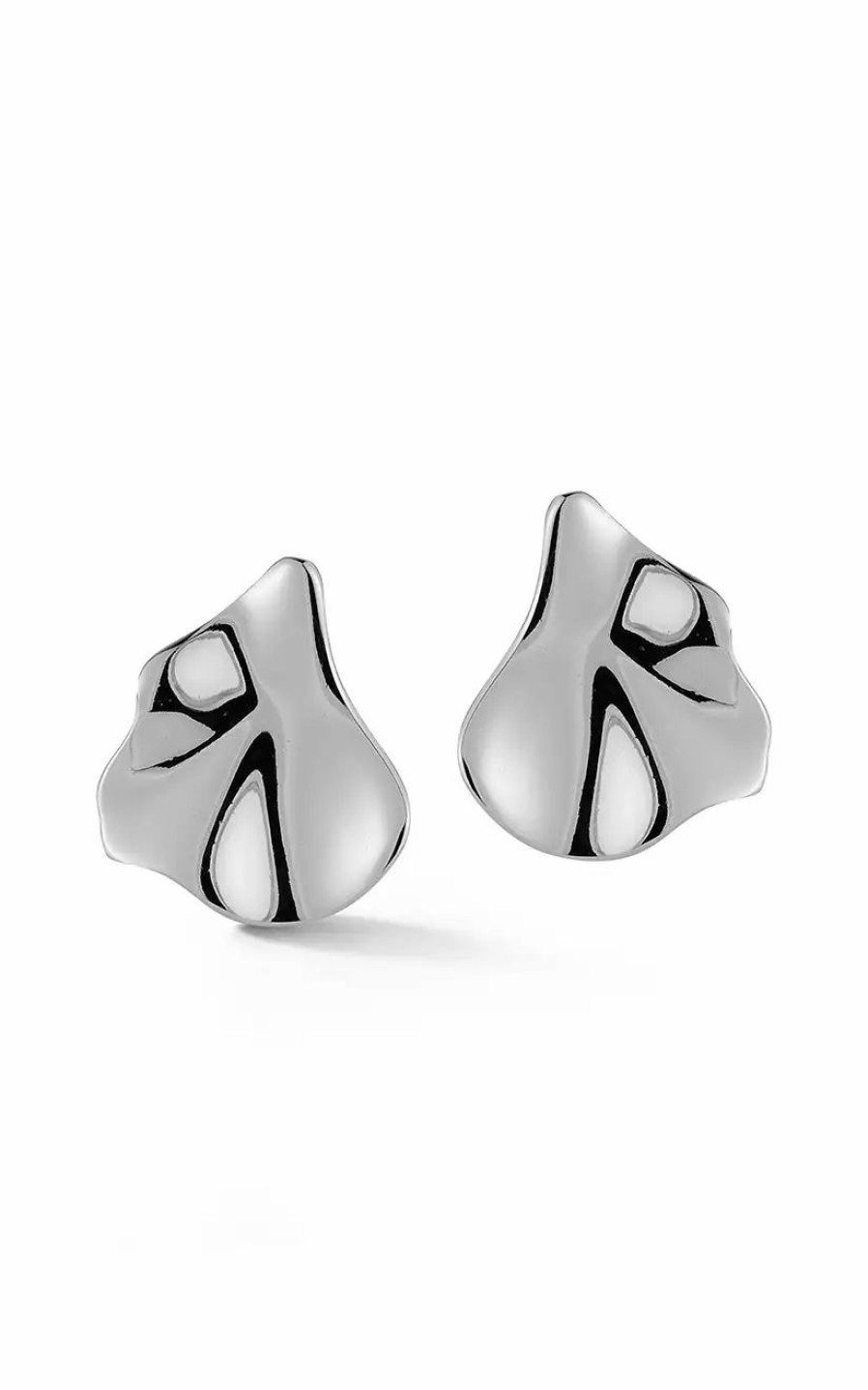 Jewelry-Accessories * | Glaze Wave Stud Earrings