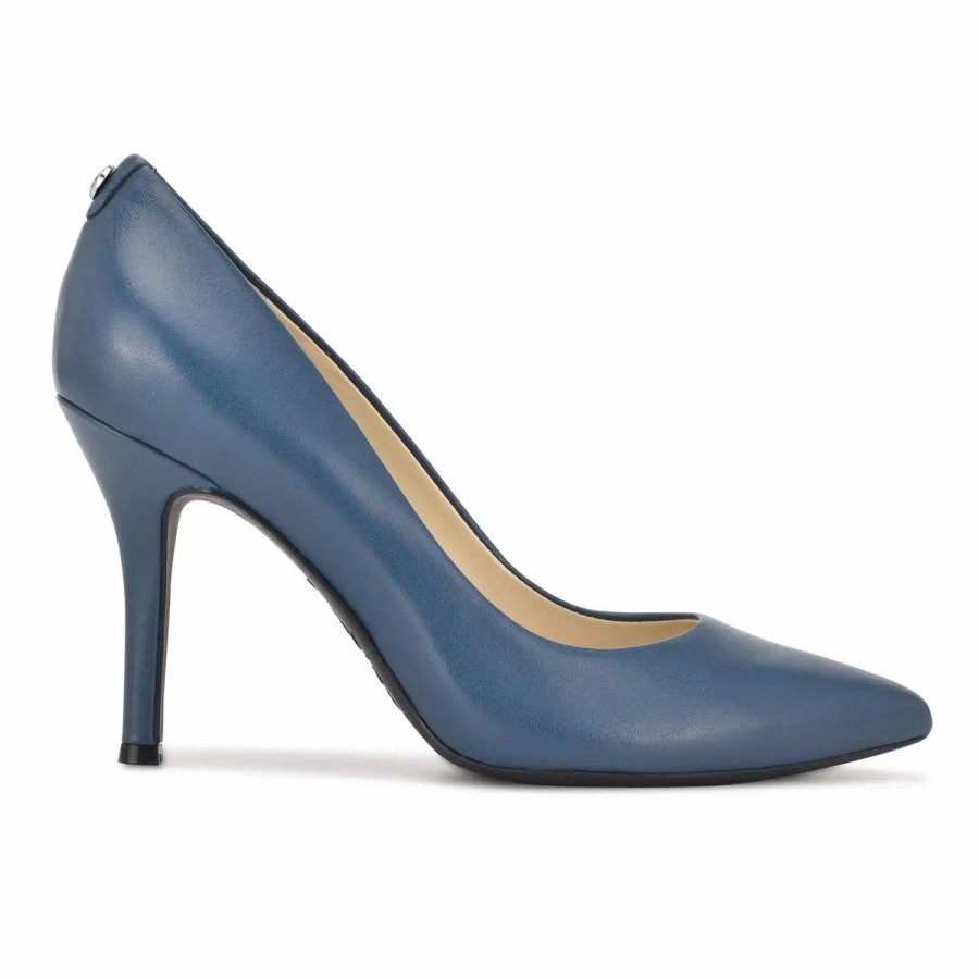 Shoes * | Nine West Fifth Pumps Teal Leather