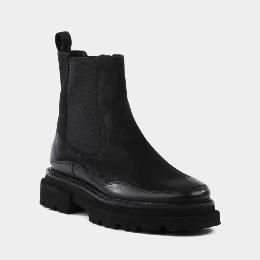 Shoes * | Seychelles Savor The Moment Chelsea Lug Boot Black