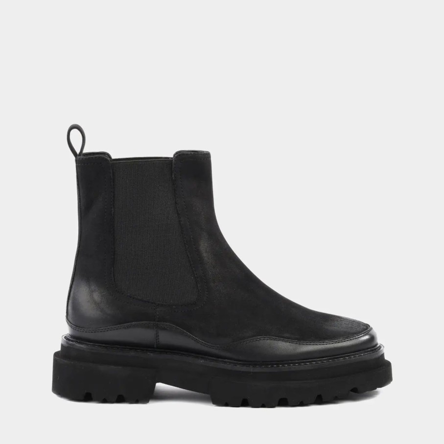 Shoes * | Seychelles Savor The Moment Chelsea Lug Boot Black