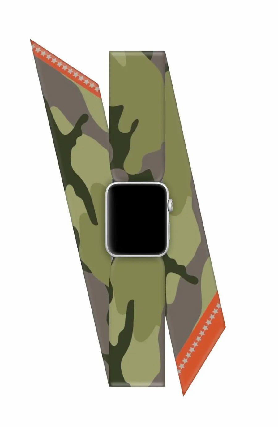 Jewelry-Accessories * | Wristpop Camo Pop-Undercover 42/44Mm Apple Watch Scarf Watch Band