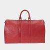 Handbags * | Louis Vuitton Keepall 45 Travel Bag Castilian Red