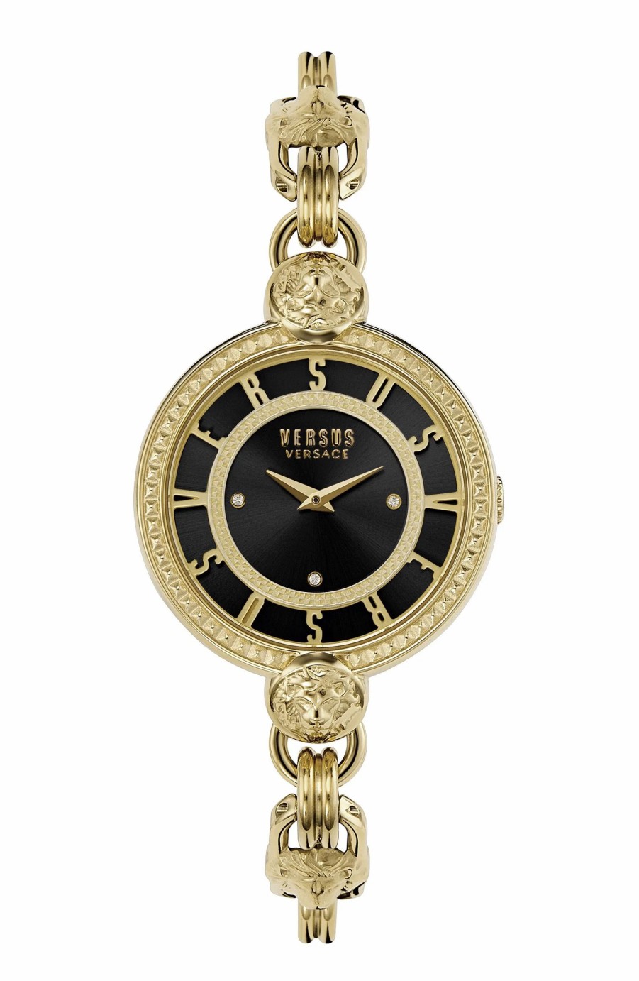 Jewelry-Accessories * | Versus Versace Les Docks Watch Ip Yellow Gold