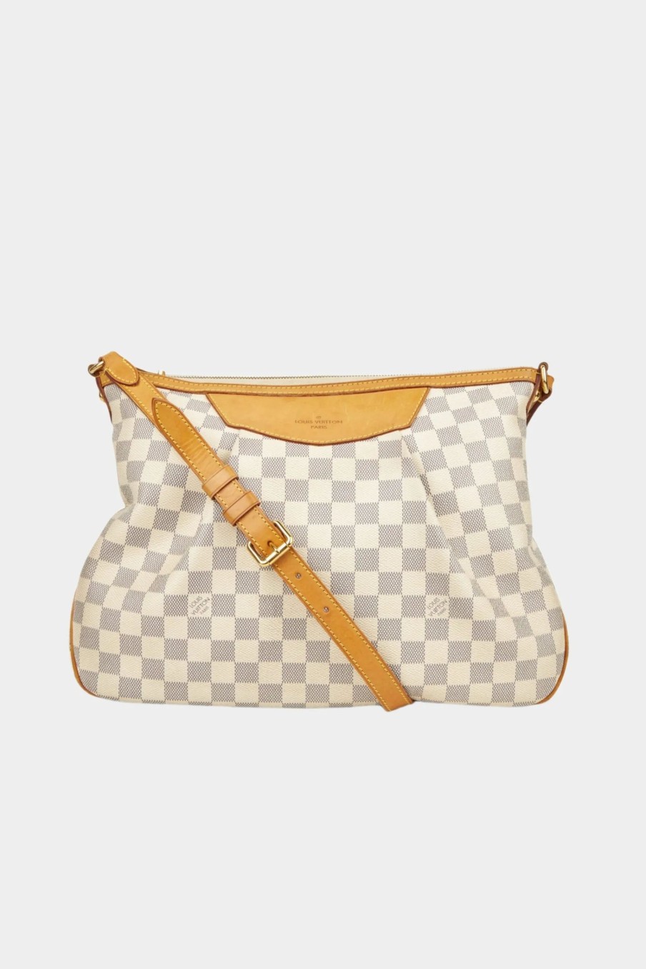 Handbags * | Louis Vuitton Siracusa Damier Azur Bag White