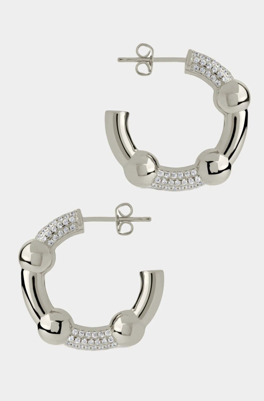 Jewelry-Accessories * | Sterling Forever Emilee Hoops