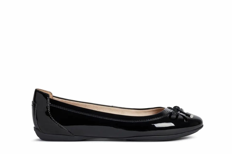 Shoes * | Geox Charlene Ballerina Flat Black