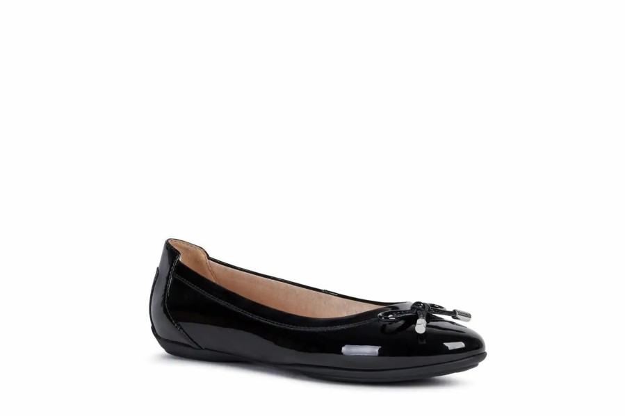 Shoes * | Geox Charlene Ballerina Flat Black