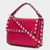 Handbags * | Valentino Garavani Rockstud Crossbody Bag Pink