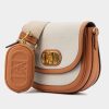 Handbags * | Mcm Mode Travia Crossbody Small Bag Cognac