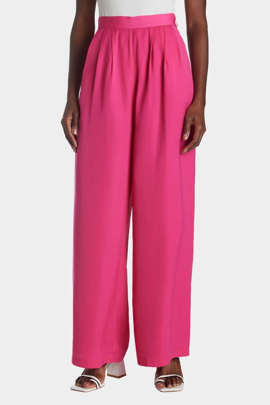 Clothing * | Spring + Mercer Satin Trouser