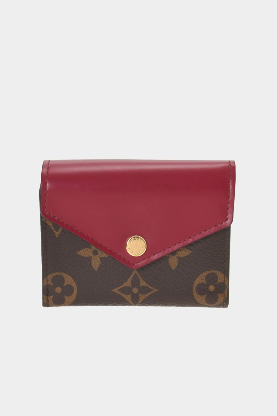 Handbags * | Louis Vuitton Zoe Coated Canvas Wallet Brown