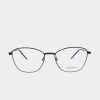 Jewelry-Accessories * | Saint Laurent Rectangle Eyeglasses Black Black Transparent