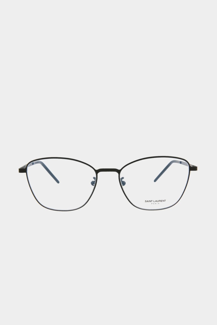 Jewelry-Accessories * | Saint Laurent Rectangle Eyeglasses Black Black Transparent